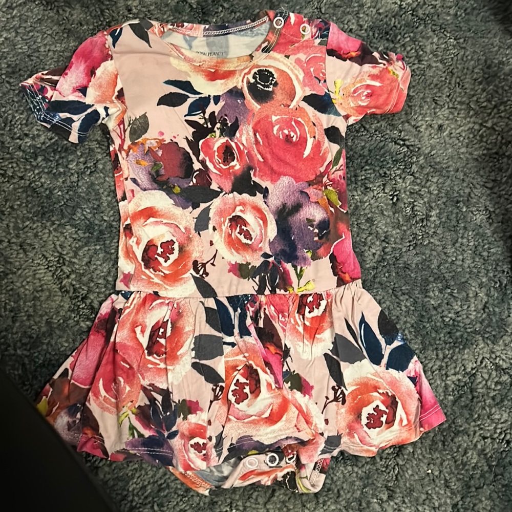 Posh Peanut Bodysuit with Skirt